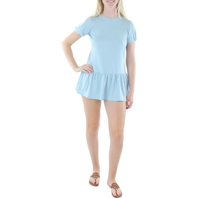 Женское синее платье-сорочка с заниженной талией Kingston Grey для юниорок XXS BHFO 7320