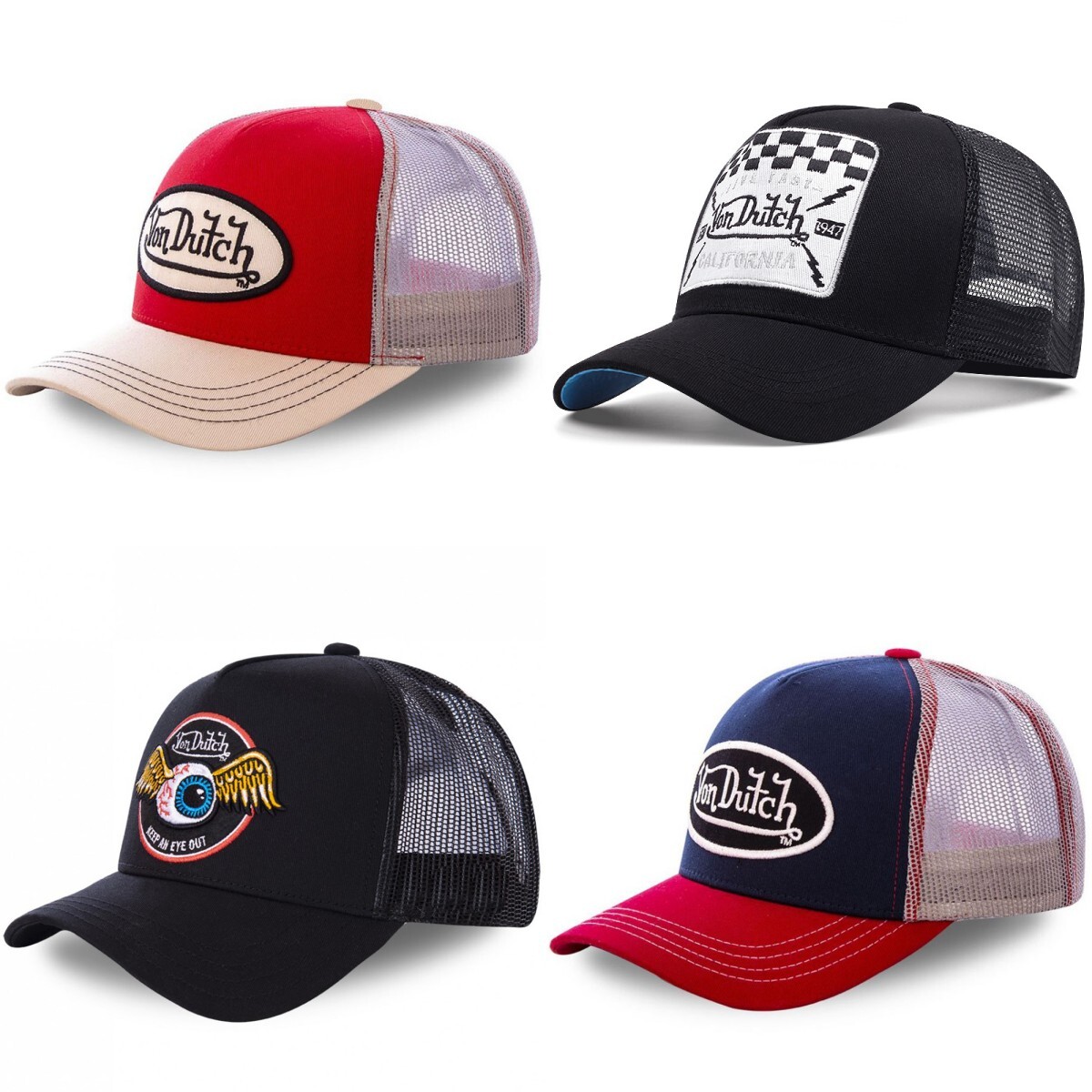 Breathable Mesh Snapback Cap