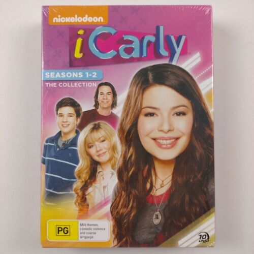 iCarly TV Series Complete Seasons 1-2 DVD Miranda Cosgrove Nickelodeon NEW R4 iCarly TV Series Complete Seasons 1-2 DVD Miranda Cosgrove Nickelodeon NEW R4
