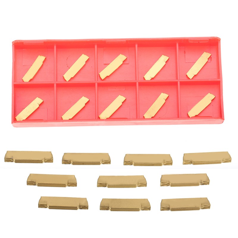 10pcs MGMN200-G Carbide Inserts Blades for MGEHR/MGIVR Groov