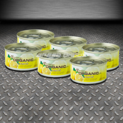 ОСВЕЖИТЕЛЬ ВОЗДУХА ИЗ ОРГАНИЧЕСКОГО ВОЛОКНА X6 TREEFROG ДЛЯ АВТОМОБИЛЕЙ/ГРУЗОВИКОВ/ВАНН С АРОМАТОМ ЛИМОНА, 42 Г 1,5 УНЦИИ