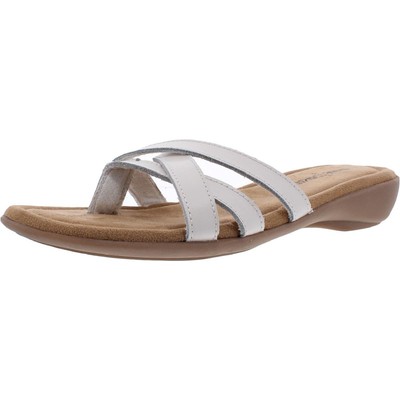 

Minnetonka Womens Sunny White Thong Sandals Shoes 7 Medium (B,M) BHFO 5596, Белый