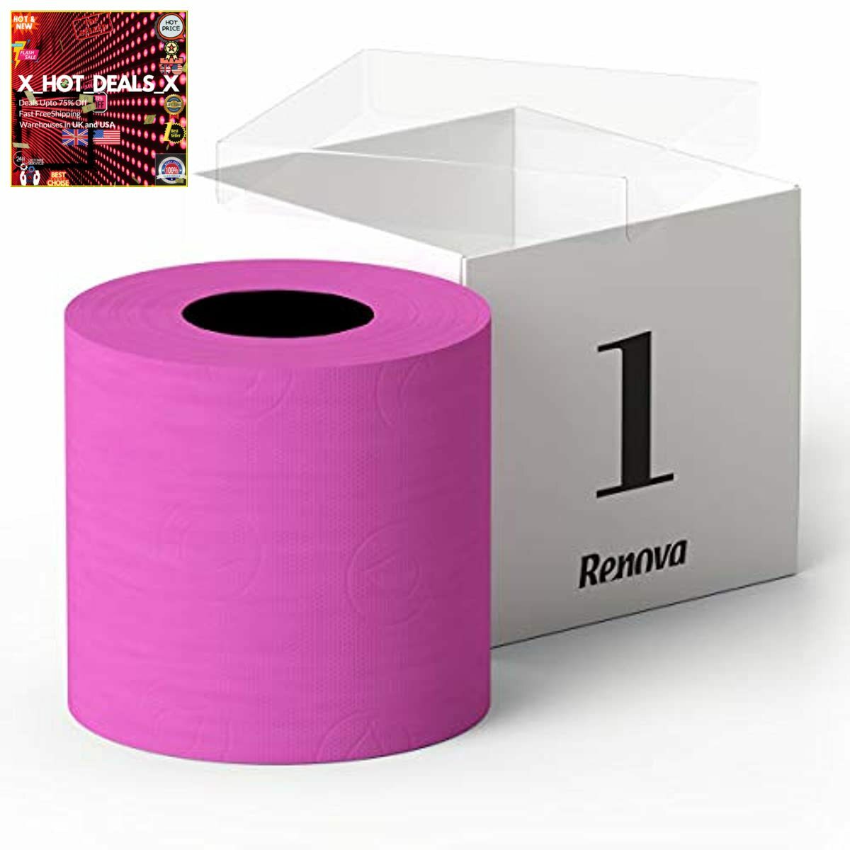 Luxury Scented Colored BATHroll Gift Box MULTI COLOR