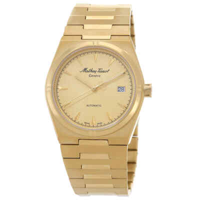 Мужские часы Mathey-Tissot Zeus с автоматическим циферблатом цвета шампанского H118ATPDI