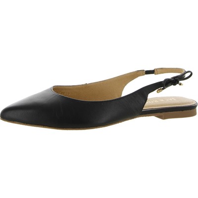 

Jack Rogers Женские черные кожаные туфли с ремешком на пятке 8,5 средний (B,M) BHFO 2640, Черный, BHFO