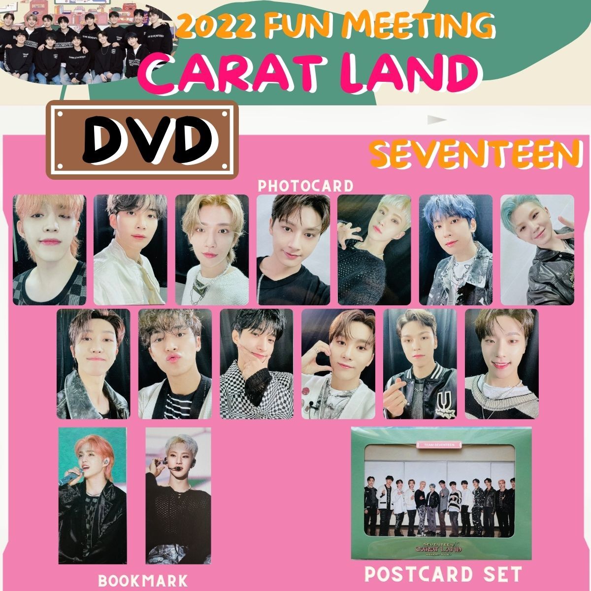 SEVENTEEN CARAT LAND CARAT ZONE トレカ セット SEVENTEEN ミンギュ CARAT ZONE トレカセット - メルカリ