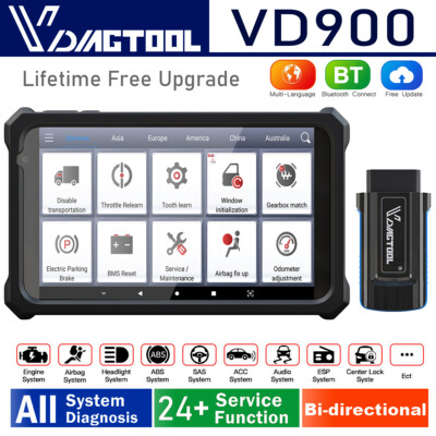 VDIAGTOOL VD900 Automotive Full System OBD2 Scanner Car Diagnostic Tool TPMS ABS