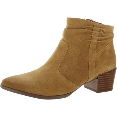 Женские ботильоны Gina с острым носком на блочном каблуке Naturalizer Womens BHFO 3850