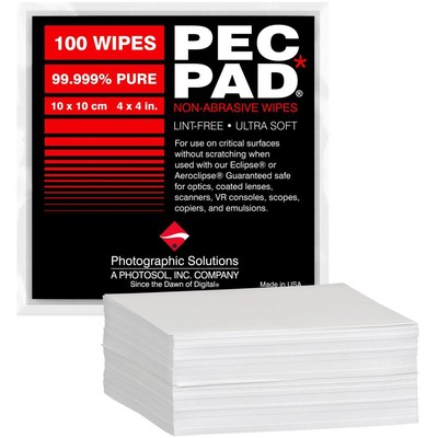 Photographic Solutions 4x4 Pec-Pad Photo Wipe, 100 шт. в упаковке #PAD100