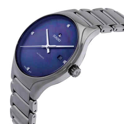 Pre-owned Rado True Round Automatic Diamond Unisex Watch R27110872