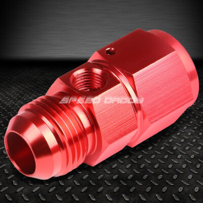 10AN AN10 AN-10 ПЕРЕХОДНИК ДЛЯ ФИТИНГОВ С РАЗЪЕМОМ МУЖЧИНА-ЖЕНЩИНА 1/8 NPT ИЗ КРАСНОГО АЛЮМИНИЯ С ОТДЕЛКОЙ