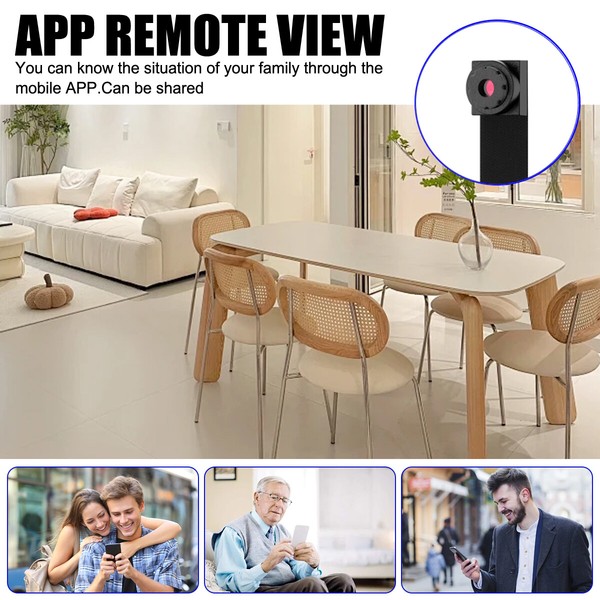 1080P 4K Nanny Cam HD Wireless WiFi Security Mini Micro Pinhole DIY Camera DVR U - Image 8