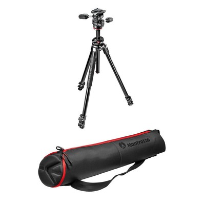 Штатив Manfrotto 290 Dual 3-Section Al с головкой 804 3-way, с сумкой для штатива MB MBAG75N