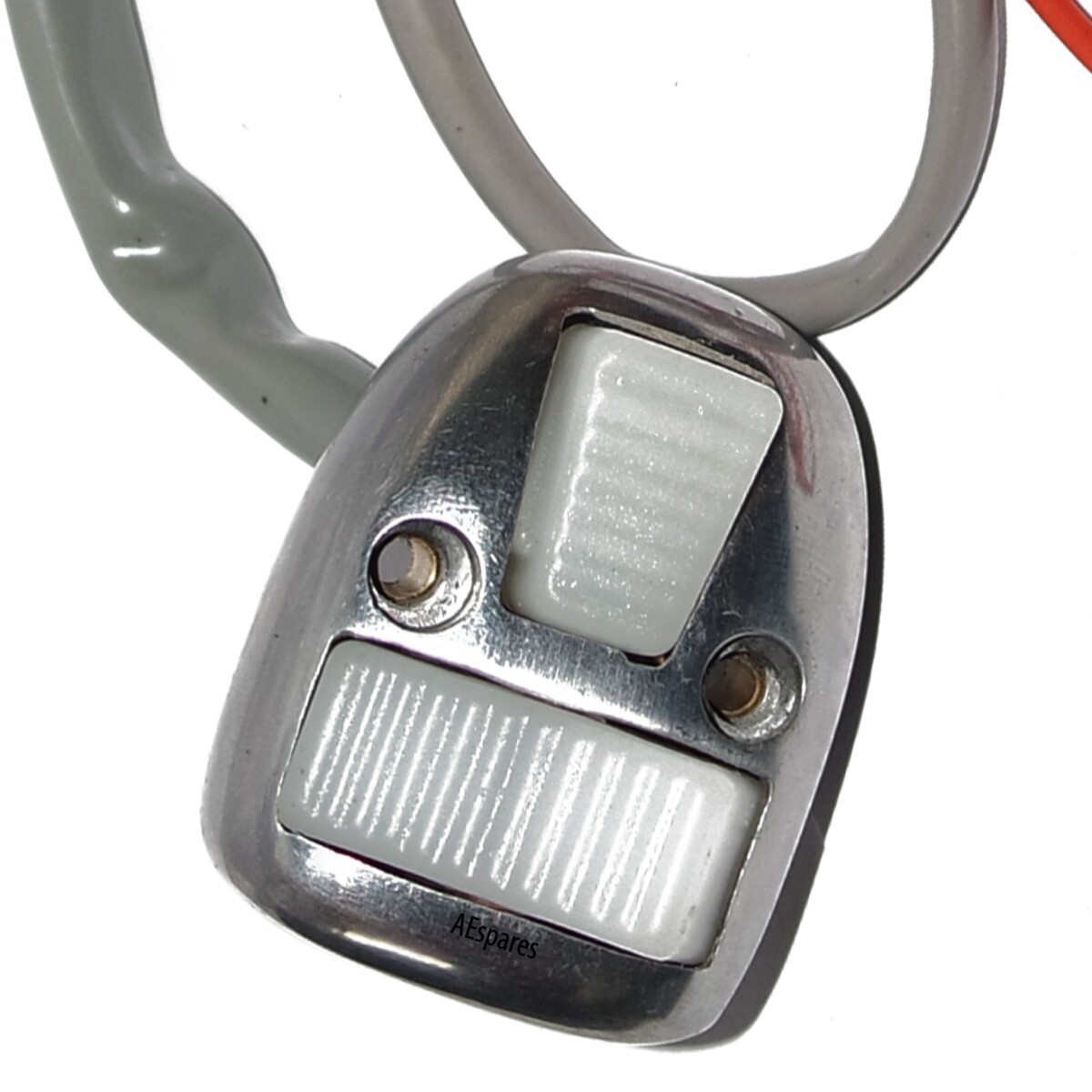 Lambretta Sx Gp Horn Light Switch Alloy Polished With White Buttons USD