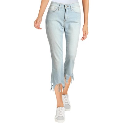 

Женские укороченные джинсы Mavi Jeans Anika Denim средней посадки с необработанным краем BHFO 6615, Bleach vintage, Anika