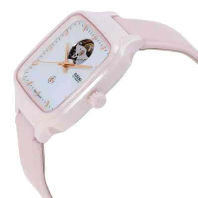 Pre-owned Rado True Square X Ash Barty Limited Edition Automatic White Mop Dial Ladies