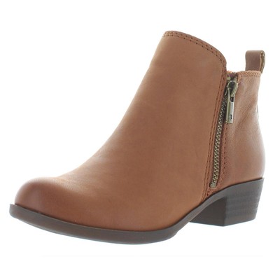 Ботинки-пинетки для девочек Lucky Brand Basel коричневые 11 размер (B,M) Little Kid BHFO 8881