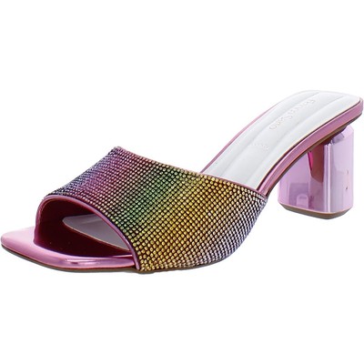 Женские туфли Franco Sarto Linley2 розового цвета с металлическим каблуком 8 на среднем каблуке (B,M) BHFO 2376