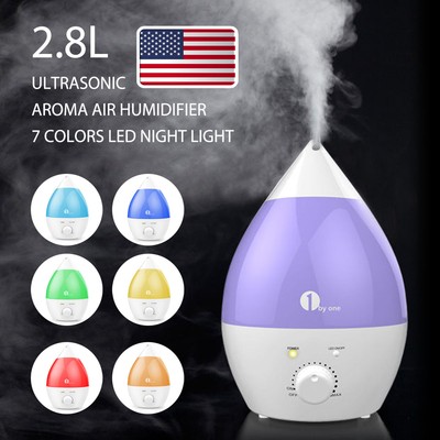 28L Ultrasonic Room Humidifier Steam Aroma Diffuser Purifier Quiet Cool Mist 