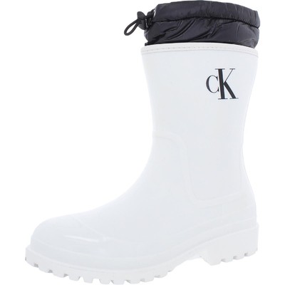 

Женские зимние и зимние ботинки Calvin Klein Abay White Snow 8 Medium (B,M) BHFO 9690, Белый