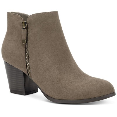 Style & Co. Женские серые замшевые ботильоны-пинетки Masrinaa 9.5 Medium (B,M) BHFO 6348