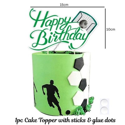 Football backdrop Birthday banner cards Balloons football party decoration