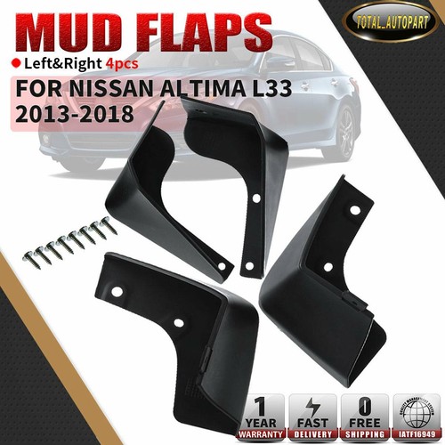4x RH + LH Splash Guards Mud Flaps Molded for Nissan Altima L33 2013