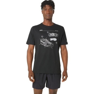 

ФУТБОЛКА ASICS UNISEX SCHEMATIC SCHEMATIC 2033B696, Performance black, 2033B696