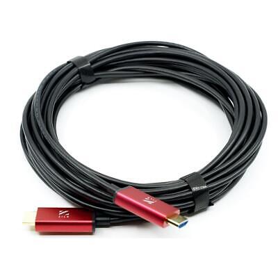 ZILR 8Kp60 HDMI Fiber Optic Ultra High Speed с кабелем Ethernet (10 м / 32,8 фута)