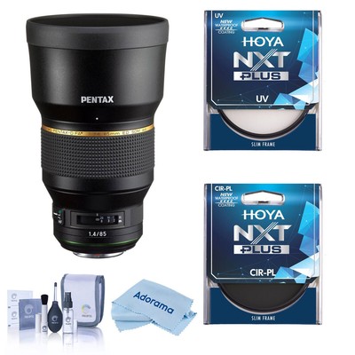 Объектив Pentax HD Pentax-D FA 85mm f/1.4 ED SDM AW с комплектом фильтров Hoya 82mm UV/CPL