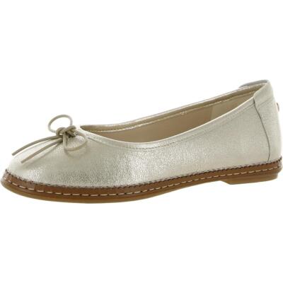 

Женские балетки Cole Haan Cloudfeel All Day из искусственной кожи на плоской подошве BHFO 5075, Soft gold leather, Cloudfeel All Day