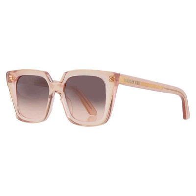 Pre-owned Dior Pink Grey Gradient Square Ladies Sunglasses Midnight S1i 40ae Cd40092i In Multi