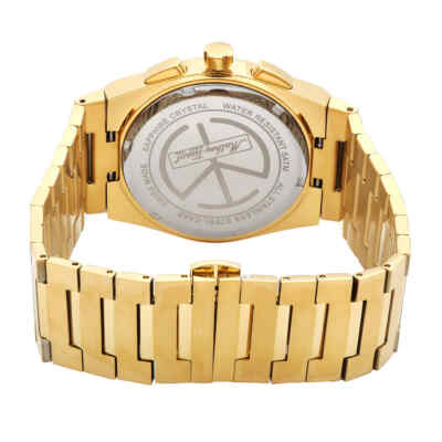 Pre-owned Mathey-tissot Zoltan Chrono Chronograph Quartz Gold Dial Men's Watch H117chpdi