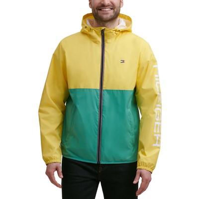 

Мужской желтый плащ Tommy Hilfiger с капюшоном для холодной погоды Верхняя одежда  BHFO 5978, Yellow/green