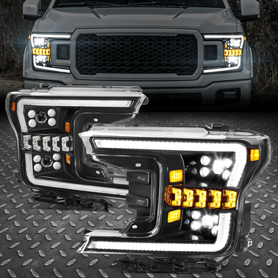 [Полный светодиод] Для 18-20 фар проектора с последовательным включением при запуске F150