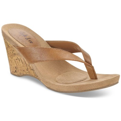 

Style - Co. Женские шлепанцы Chicklet Thong Босоножки на танкетке Heels BHFO 4205, Chicklet