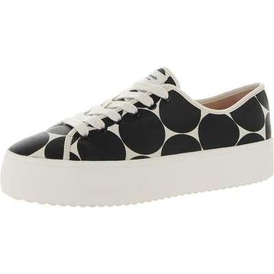 

Женские черно-белые повседневные и модные кроссовки Kate Spade 9.5 Medium (B,M) BHFO 1089, Black/white, SERVE