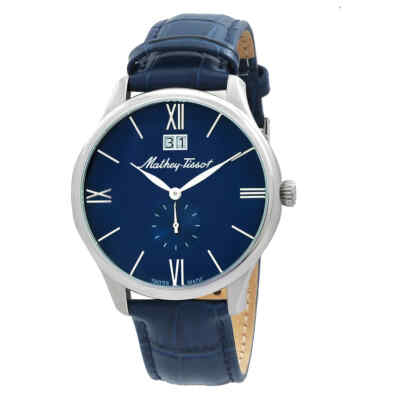 Мужские часы Mathey-Tissot Edmond с синим циферблатом H1886QABU