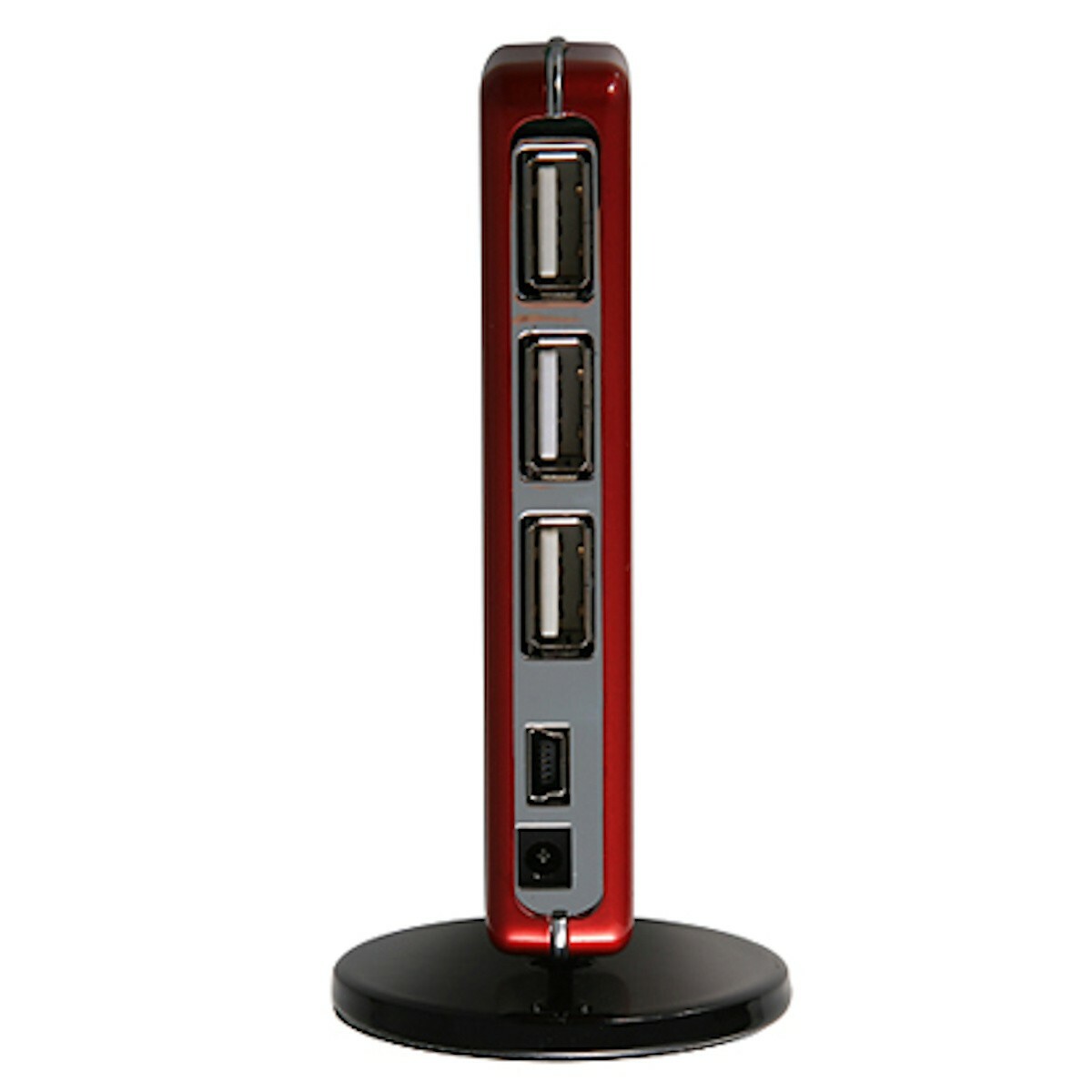 Rosewill RHUB-310 7 Port USB 2.0 Stand HUB Aluminum Body Black