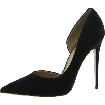 

Женские черные замшевые туфли-лодочки Sam Edelman Delores 8,5 средний (B,M) BHFO 4711, Black suede