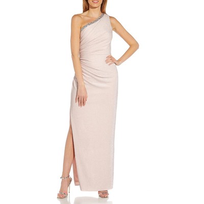 

Adrianna Papell Женское розовое вечернее платье макси со сборками и рюшами  BHFO 8840, Joyful blush