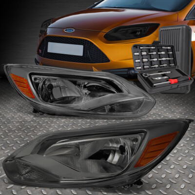 ДЛЯ 12-14 FORD FOCUS ДЫМЧАТЫЙ КОРПУС ЯНТАРНЫХ УГЛОВЫХ ФАР ГОЛОВНОГО СВЕТА + НАБОР ИНСТРУМЕНТОВ