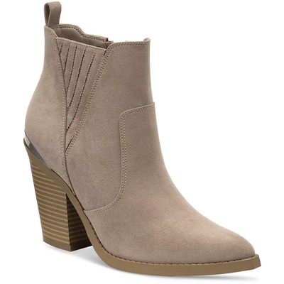 Sun + Stone Womens Abiigail Taupe Ankle Boots Shoes 5 Medium (B,M) BHFO 6102