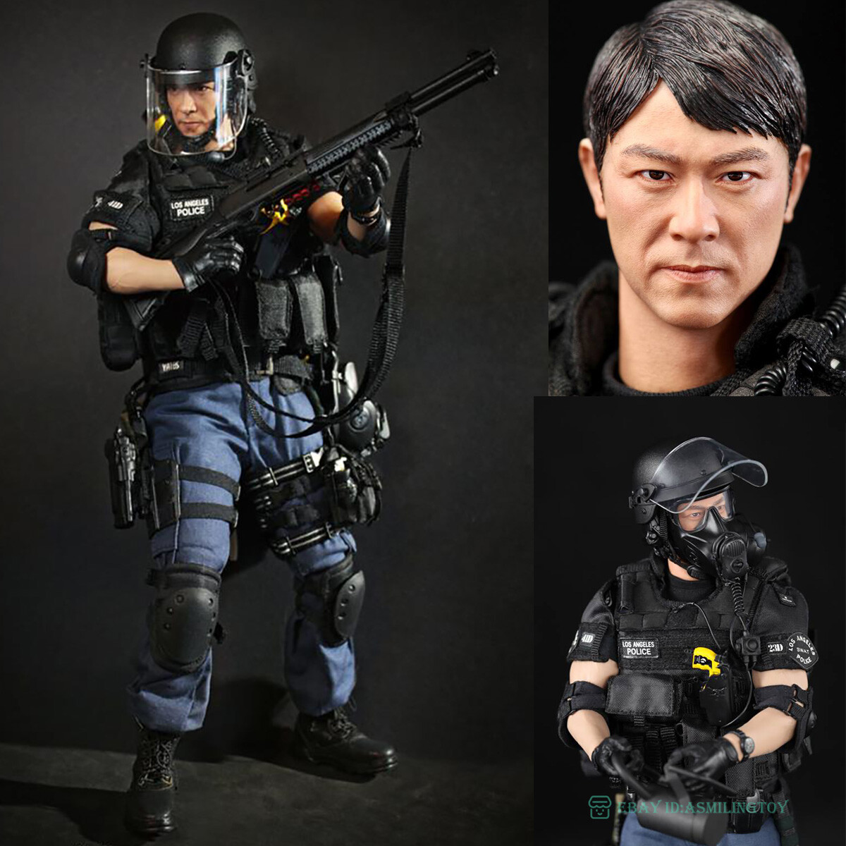 1/6 DID Military Figure US Police LAPD SWAT 3.0 Takeshi