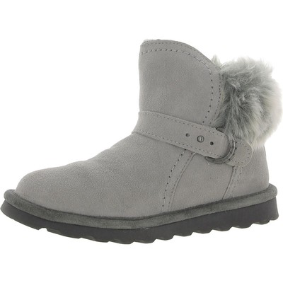

Женские серые замшевые зимние ботинки Bearpaw Koko, размер 8, средний (B,M) BHFO 0417, Grey/fog