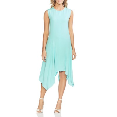 

Женское синее текстурированное асимметричное платье миди Vince Camuto  BHFO 3026, Bright aqua