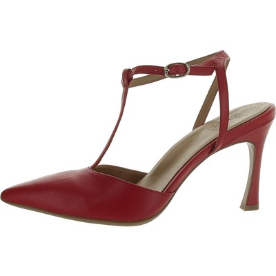 Naturalizer Womens Astrid Leather Ankle Strap Dressy Heels Shoes BHFO 4510