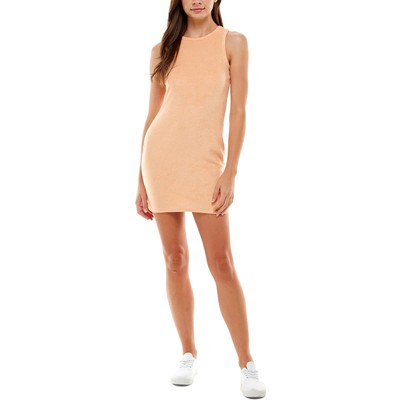 

Женское оранжевое облегающее мини-платье Planet Gold Terry Racerback для юниоров  BHFO 0233, Orange chiffon