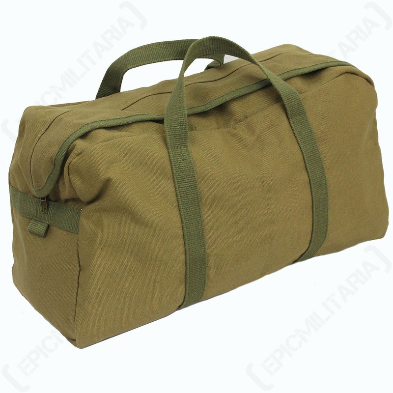 Grand Kaki Us Arm?E Caisse ? Outils - Gym Sac Pack Am?Ricain Militaire Molleton