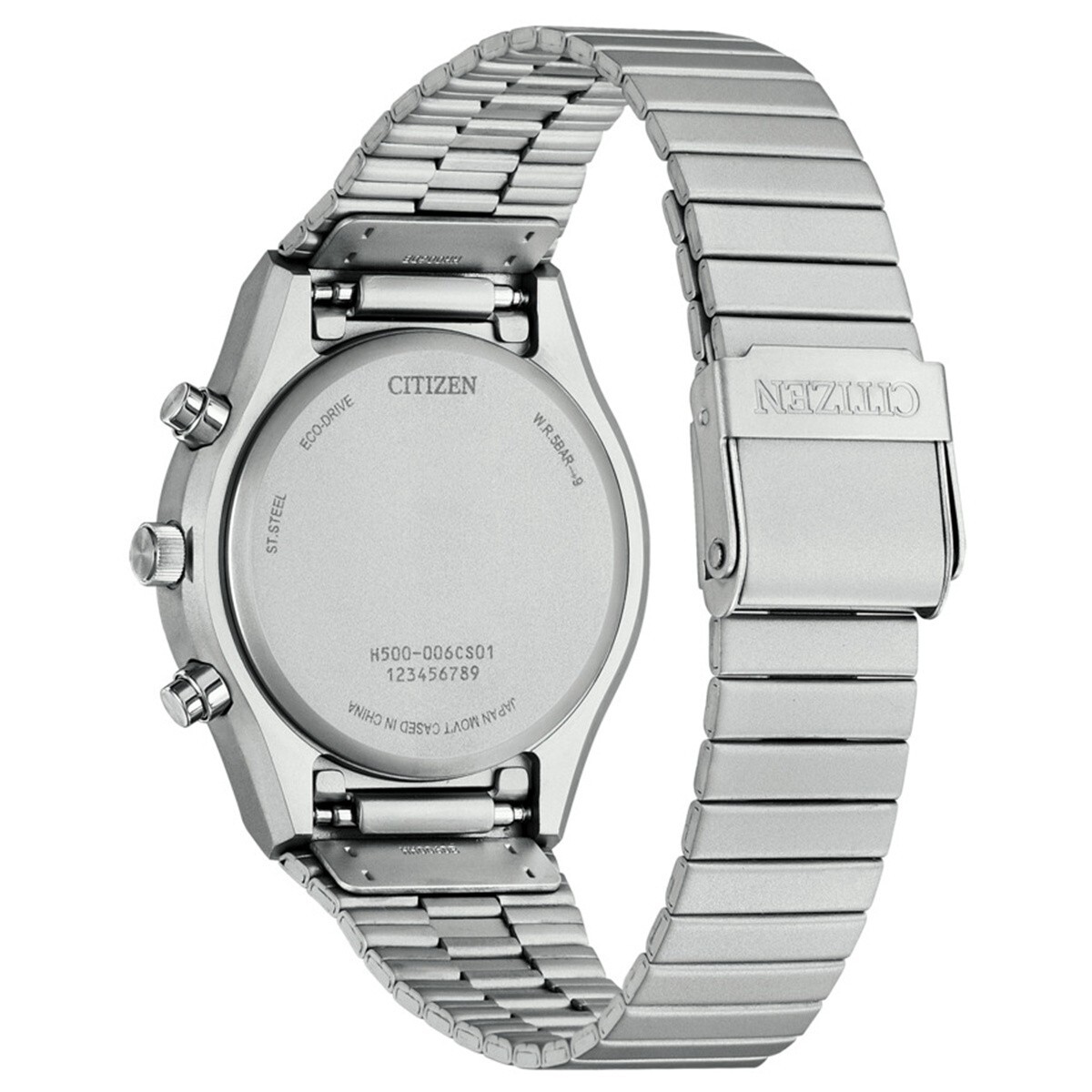 Pre-owned Citizen Collection Record Label 1984 Chronograph At2540-57e Eco Drive Watch 2023